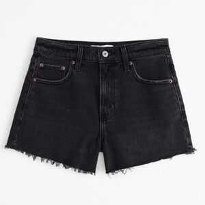 Abercrombie & Fitch High Rise 90s Relaxed Cutoff Short